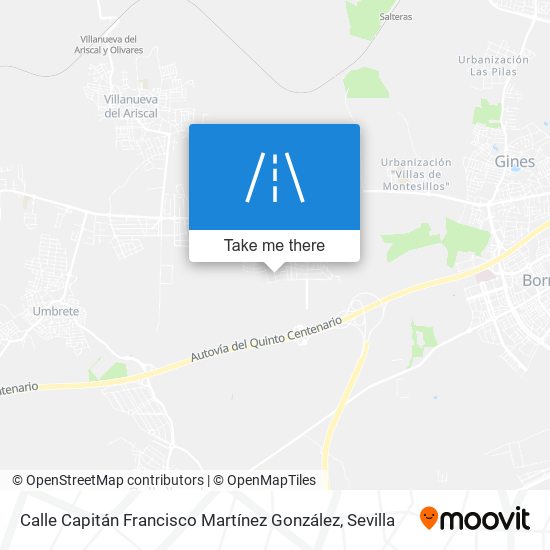Calle Capitán Francisco Martínez González map