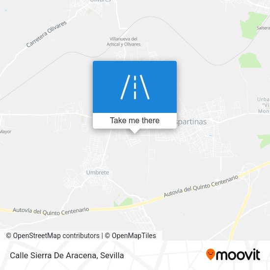 Calle Sierra De Aracena map