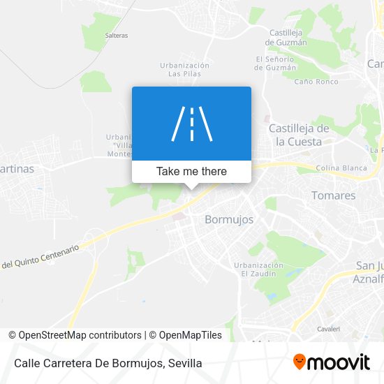 Calle Carretera De Bormujos map