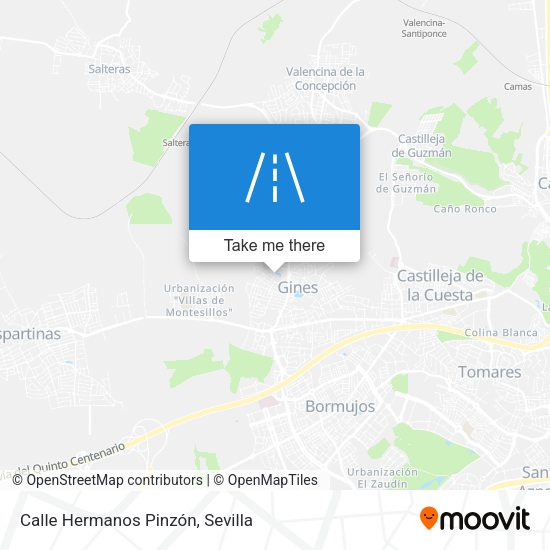 Calle Hermanos Pinzón map