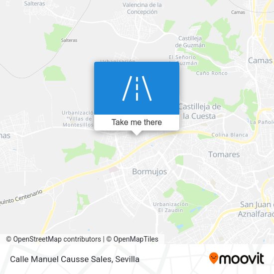 Calle Manuel Causse Sales map