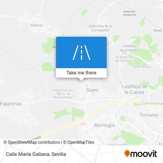 Calle María Galiana map