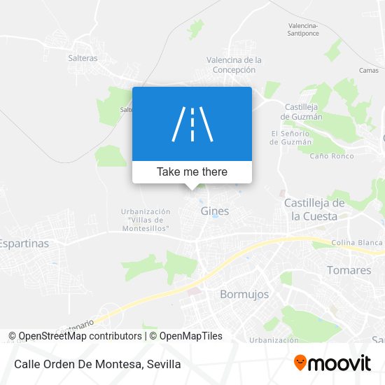 Calle Orden De Montesa map
