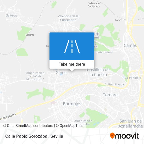 Calle Pablo Sorozábal map