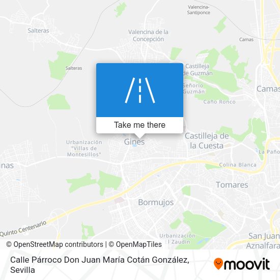 Calle Párroco Don Juan María Cotán González map