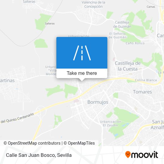 Calle San Juan Bosco map