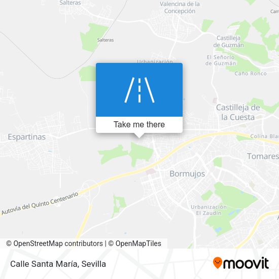 Calle Santa María map