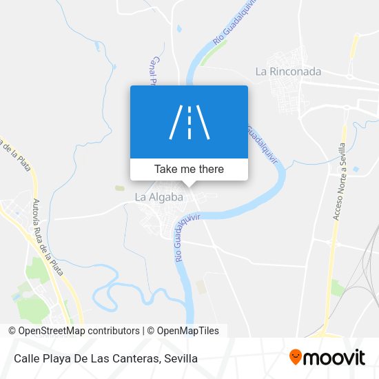 Calle Playa De Las Canteras map