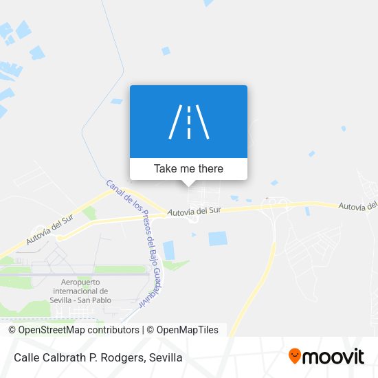 Calle Calbrath P. Rodgers map