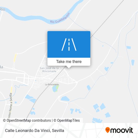 Calle Leonardo Da Vinci map