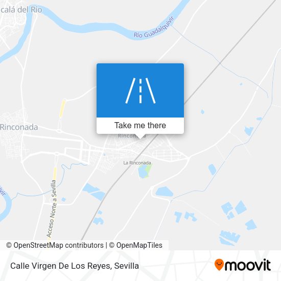 Calle Virgen De Los Reyes map
