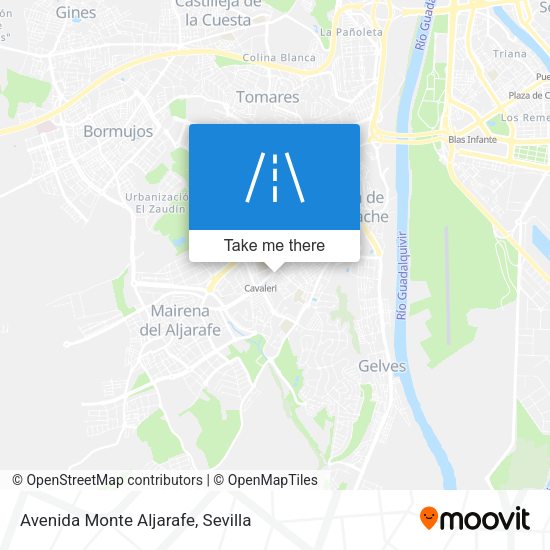 Avenida Monte Aljarafe map