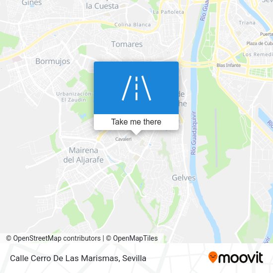 Calle Cerro De Las Marismas map