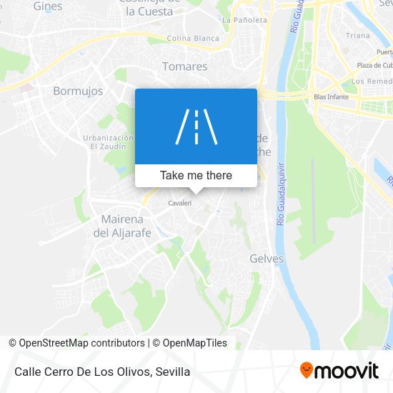 Calle Cerro De Los Olivos map
