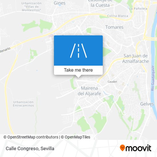 Calle Congreso map