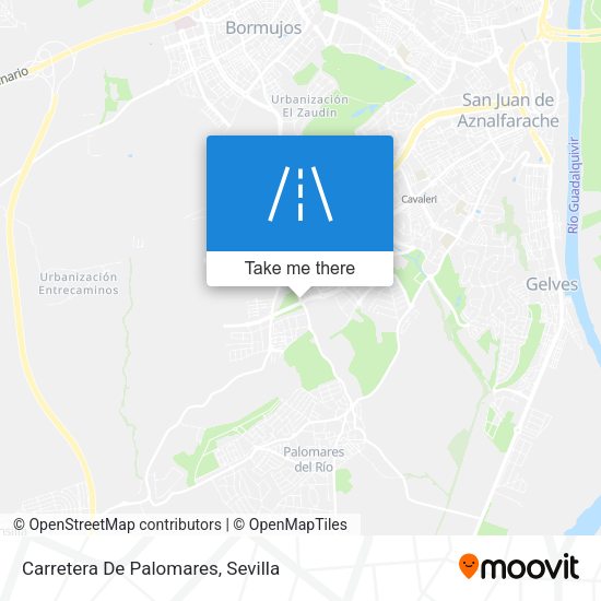 Carretera De Palomares map