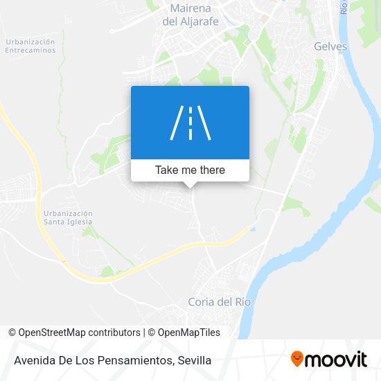 Avenida De Los Pensamientos map