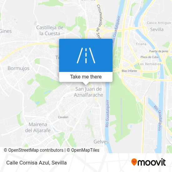 mapa Calle Cornisa Azul