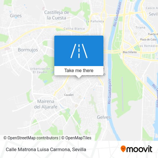 Calle Matrona Luisa Carmona map