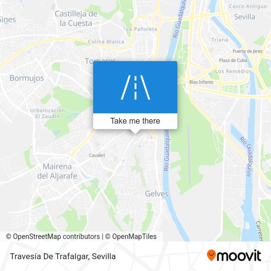 Travesía De Trafalgar map