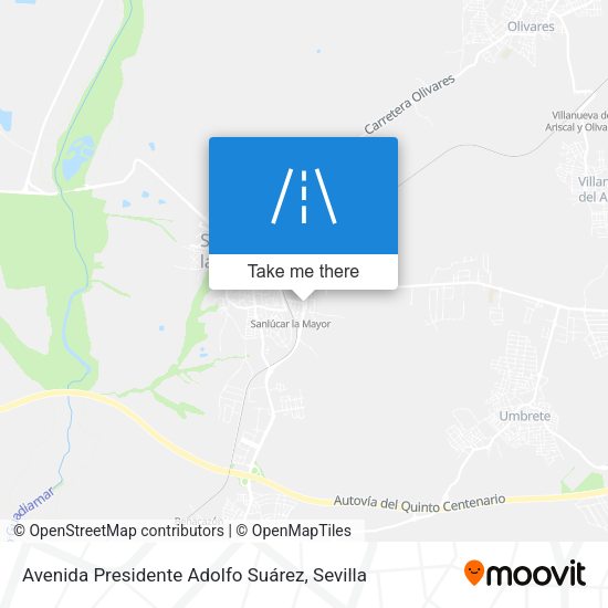 Avenida Presidente Adolfo Suárez map