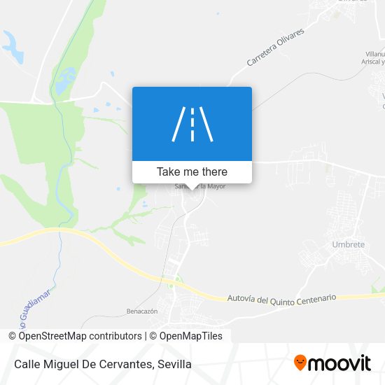 Calle Miguel De Cervantes map