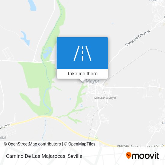 Camino De Las Majarocas map