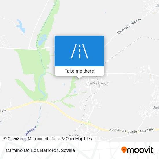 Camino De Los Barreros map