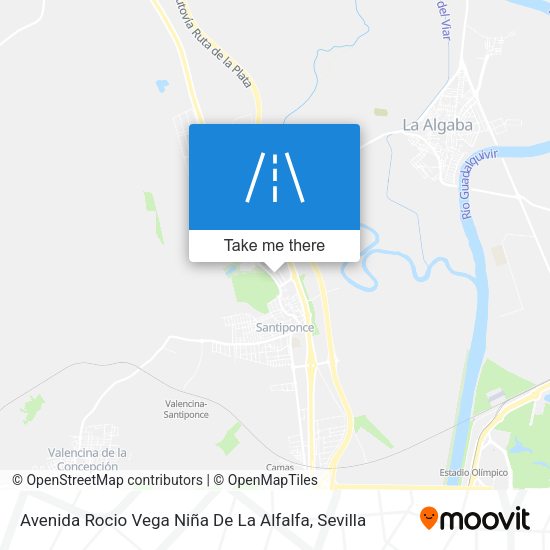 Avenida Rocio Vega Niña De La Alfalfa map