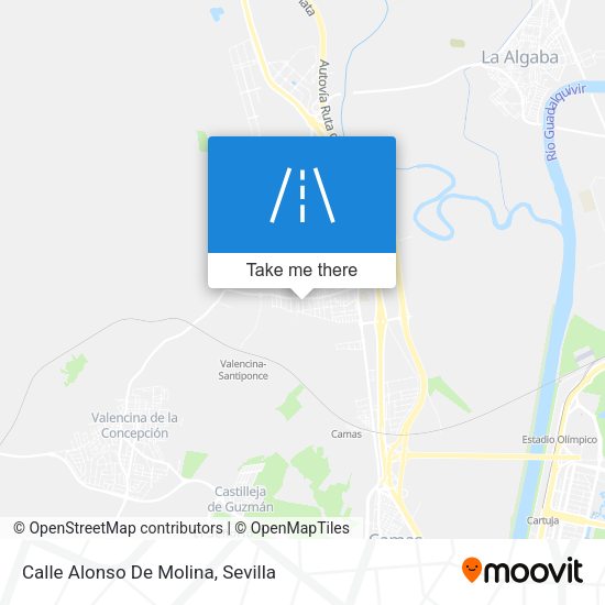 Calle Alonso De Molina map