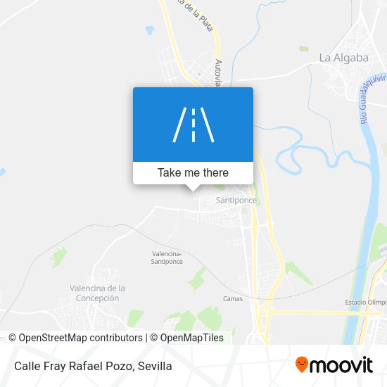 Calle Fray Rafael Pozo map