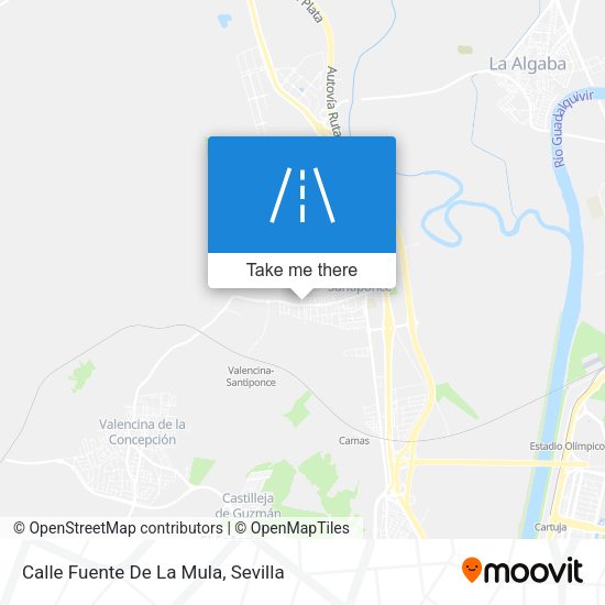 Calle Fuente De La Mula map