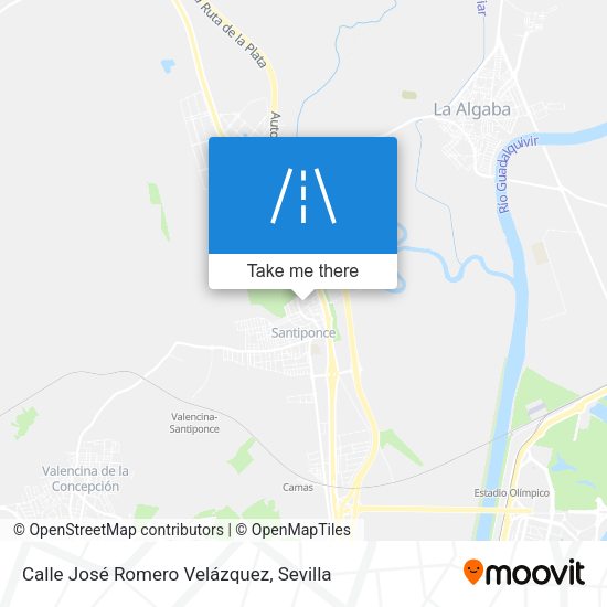Calle José Romero Velázquez map