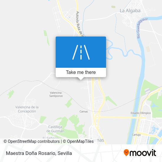 Maestra Doña Rosario map