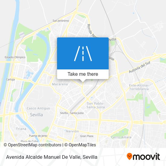 Avenida Alcalde Manuel De Valle map