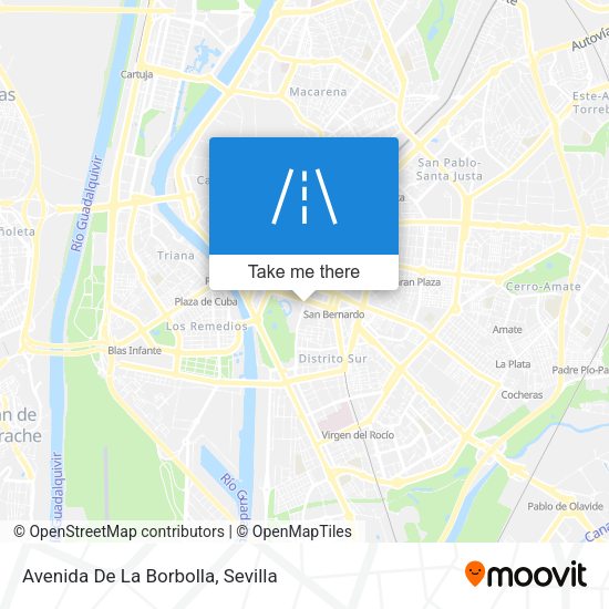 Avenida De La Borbolla map