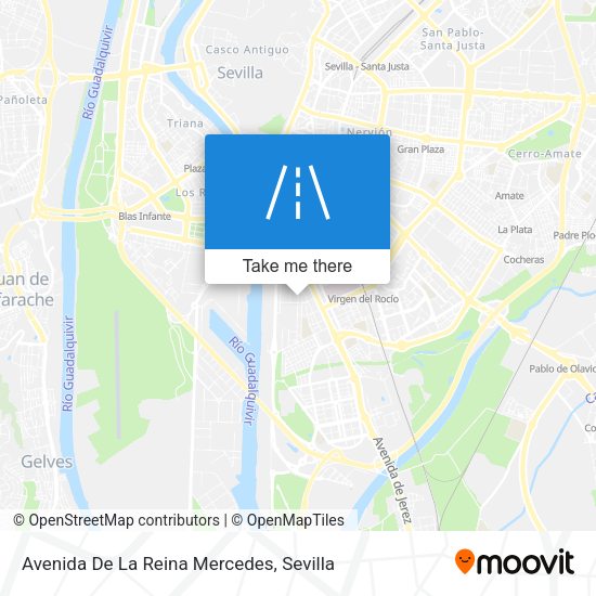 Avenida De La Reina Mercedes map