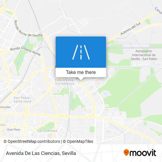 mapa Avenida De Las Ciencias