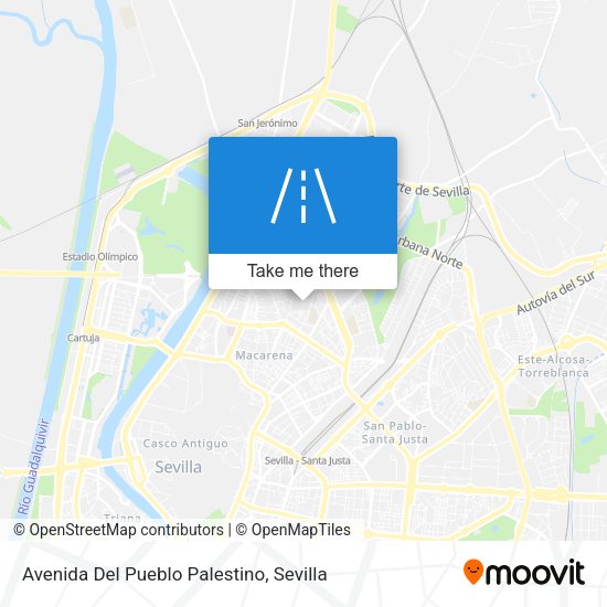 Avenida Del Pueblo Palestino map