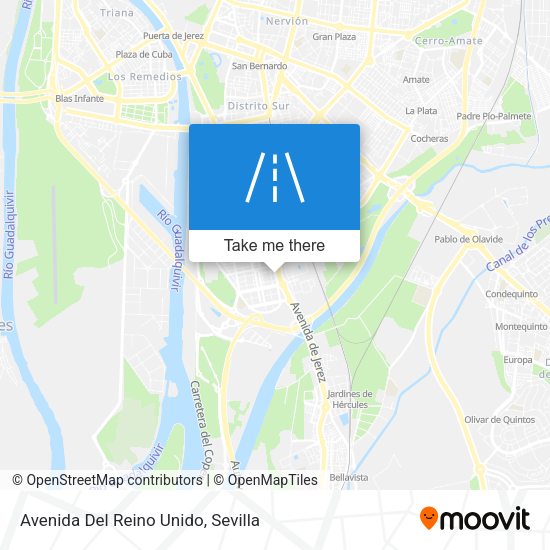 Avenida Del Reino Unido map