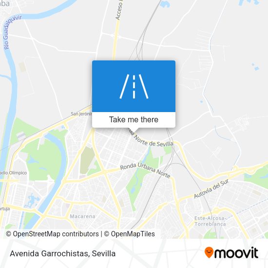 Avenida Garrochistas map