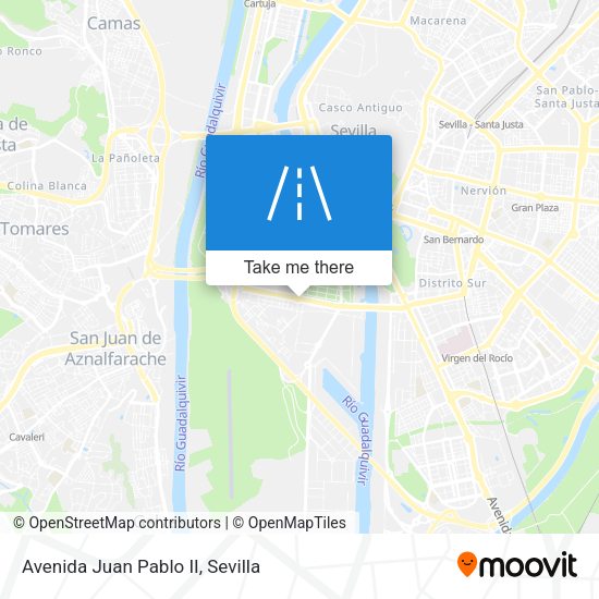 Avenida Juan Pablo II map