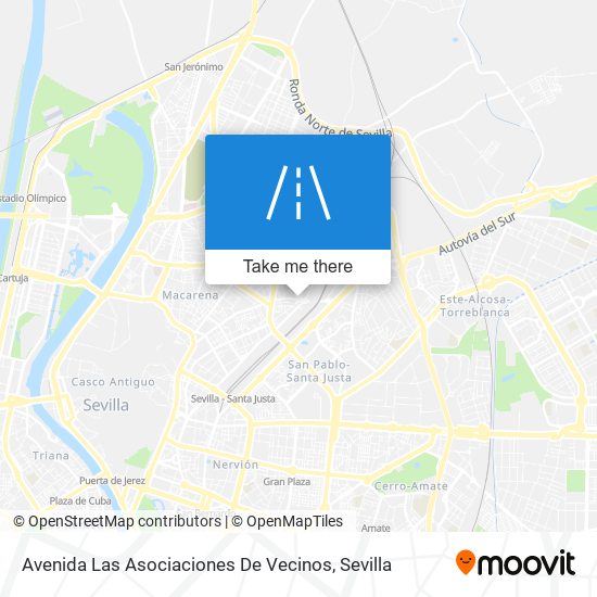 Avenida Las Asociaciones De Vecinos map