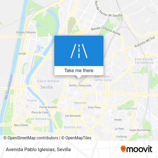 Avenida Pablo Iglesias map