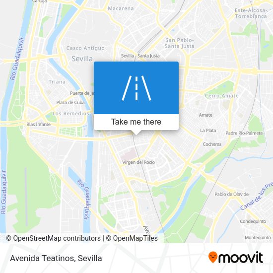 Avenida Teatinos map