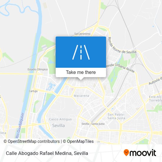 Calle Abogado Rafael Medina map