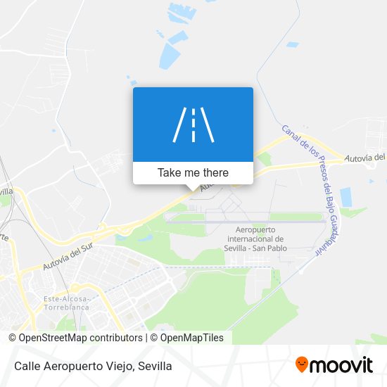 Calle Aeropuerto Viejo map