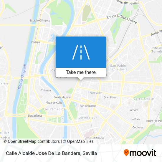 Calle Alcalde José De La Bandera map