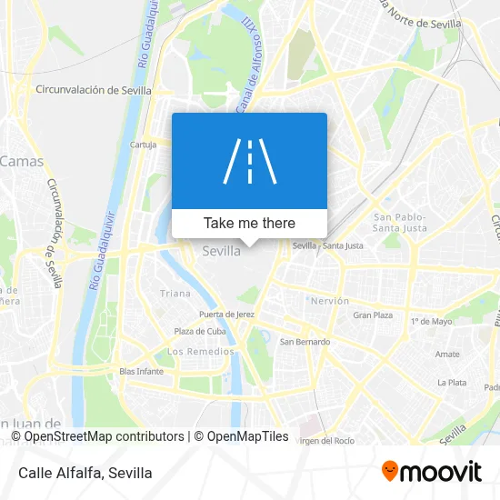 Calle Alfalfa map