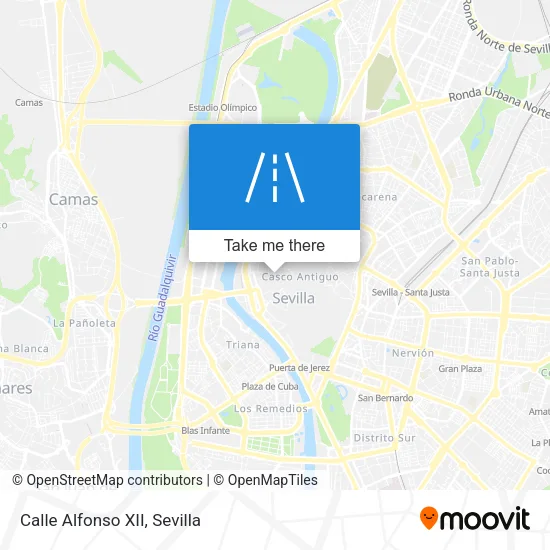 Calle Alfonso XII map